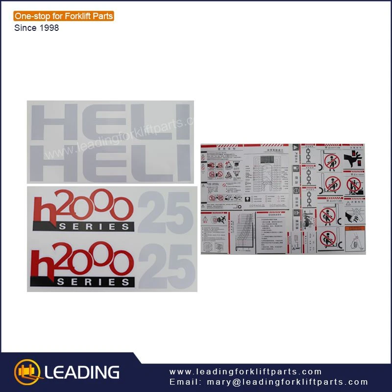 Forklift decal kit 1