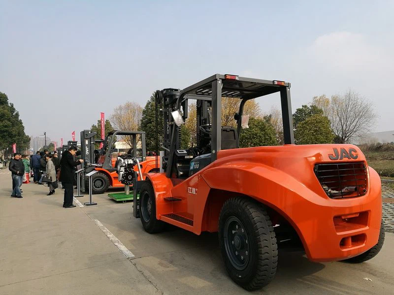 JAC count balance diesel 12t forklift truck