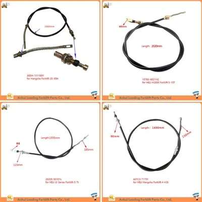 Cable de fre d'estacionament per a carretons elevadors HELI|Cable de fre d'emergència per a carretons elevadors Hangcha|Cable de fre de mà|Fabricant de peces de camions elevadors del mercat posterior