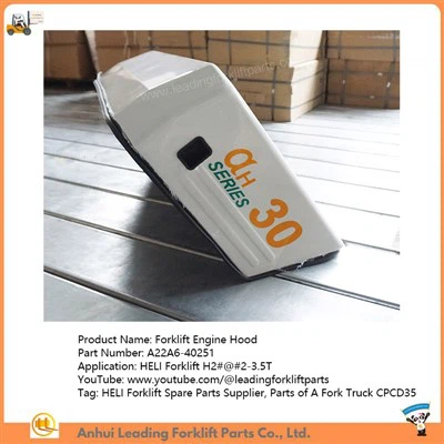 Capó del motor del carretó elevador