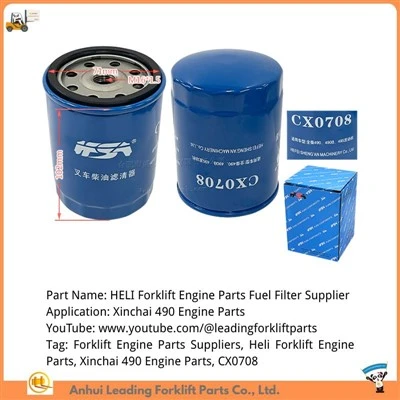 Proveïdors de peces de motor de carretons elevadors|Filtre de combustible de peces del motor Xinchai 490|CX0708