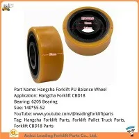 Recanvis de peces de carretons elevadors|Hangcha Forklift Parts PU Balance Wheel|Peces de transpaleta elèctrica